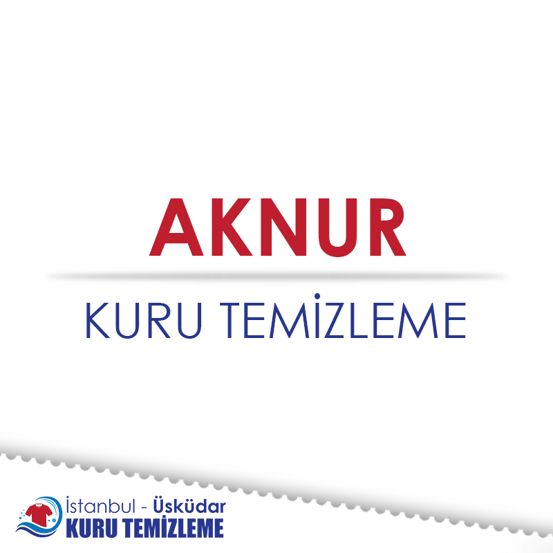 Aknur Kuru Temizleme : Kapak Görseli